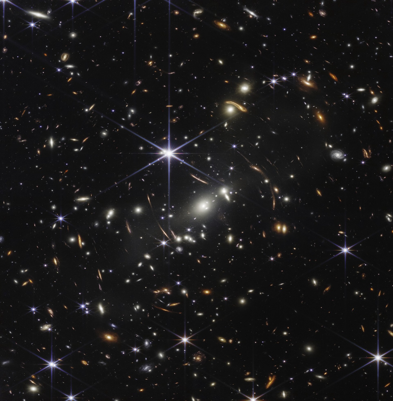 Webb's First Deep Field — thousands of galaxies in the cluster SMACS 0723